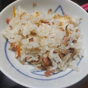 ★鶏ごぼうの炊き込みご飯★